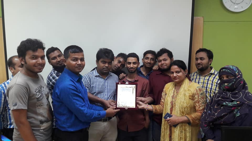 Receiving Crest from BKIICT