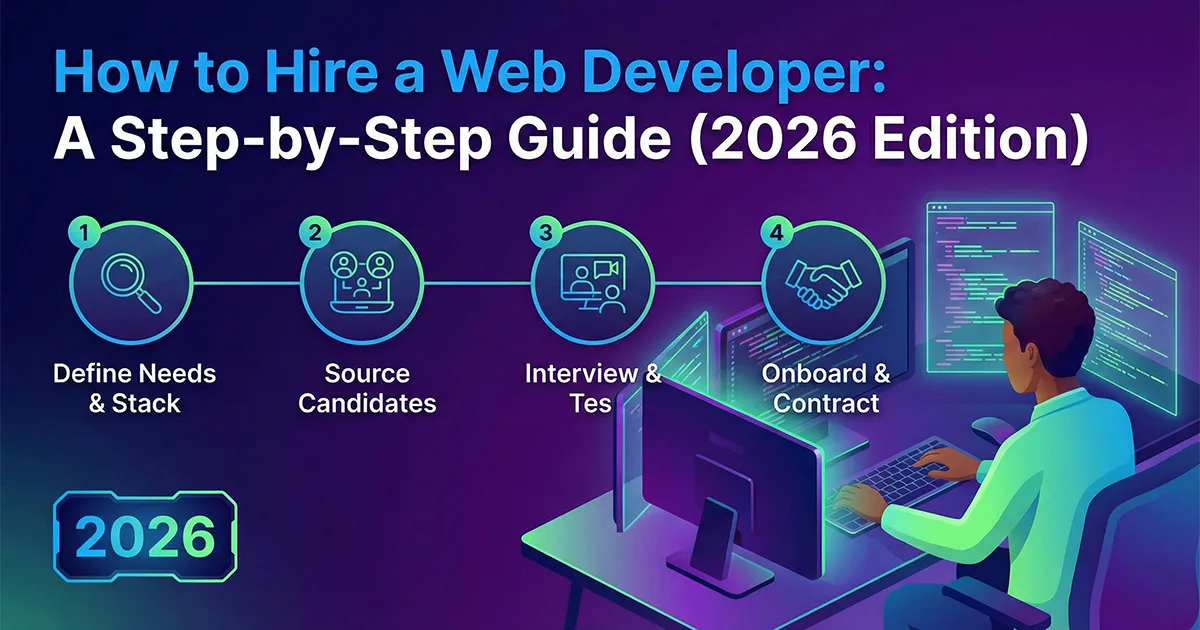 How to Hire a Web Developer: A Step-by-Step Guide (2026 Edition)