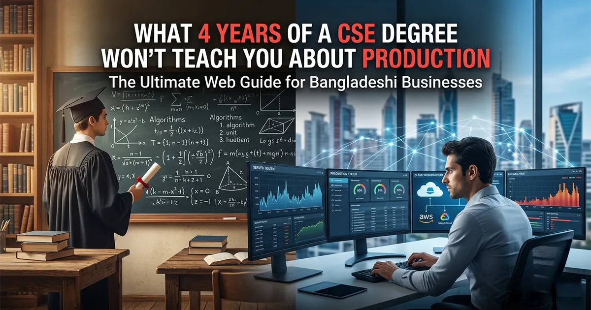 What 4 Years of a CSE Degree Won't Teach You About Production: The Ultimate Web Guide for Bangladeshi Businesses