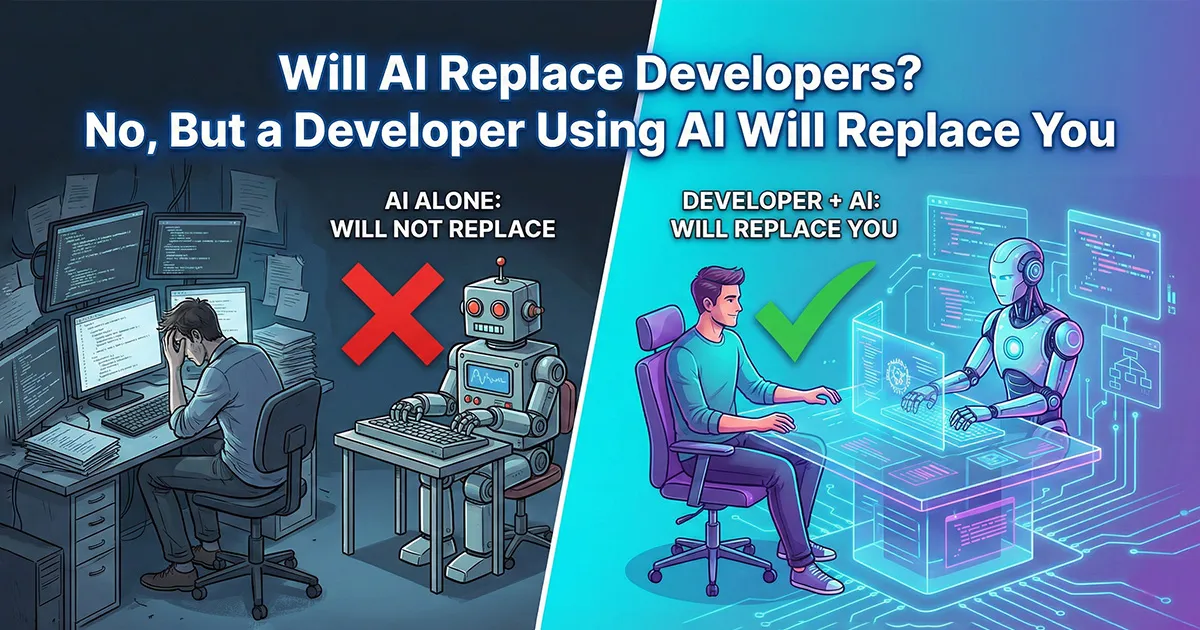 Will AI Replace Developers? No, But a Developer Using AI Will Replace You.